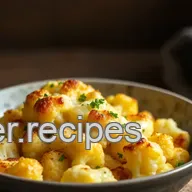 Easy & Cheesy Baked Cauliflower Delight in 45 Min: Family Favorite Recipe
