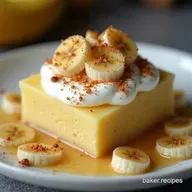 Layered Chessmen Banana Pudding with Vanilla Custard