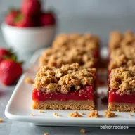 The Best Easy Strawberry Oatmeal Bars Recipe for Tea Time