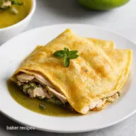 Chicken Cr&ecirc;pes Florentine Easy recipes from leftover chicken