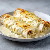 White Chicken Enchiladas in 35 Minutes