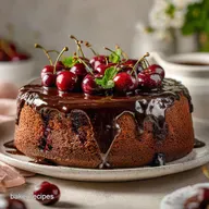 Chocolate Cherry Cake Ready in 45 Minutes