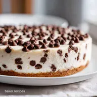 Chocolate Chip No Bake Cheesecake for 12 Servings
