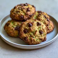 Chocolate Chip Zucchini Cookies with Oats