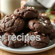 Indulgent Bake Chocolate Fudge Cookies with Peppermint: A Holiday Delight