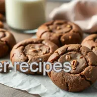 Bake Chocolate Peanut Butter Bliss Cookies