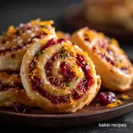 Christmas Snacks: Easy Cranberry Orange Pinwheels Recipe