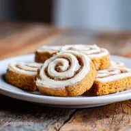 Cinnamon Roll Cookies with Cream Cheese Frosting