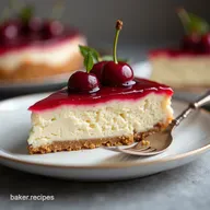 The Effortless Elegance Classic NoBake Cherry Cheesecake