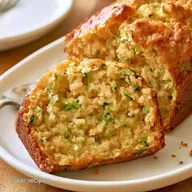 Coconut Oil Zucchini Bread for 10 Slices