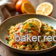Cooked Citrus Chicken with Vibrant Quinoa