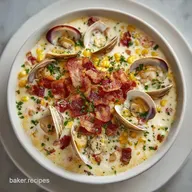 Corn Clam Chowder: Velvety and Rich