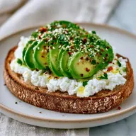 Cottage Cheese Avocado Toast in 6 Min