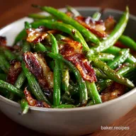 Crack Green Beans: Sticky Oven-Roasted Bacon Side Dish Recipe
