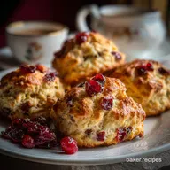Cranberry Orange Scones Recipe Baked Crispy