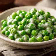 Creamed Peas Recipe for 4 Servings
