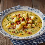Creamy Corn Chowder for 6 Servings