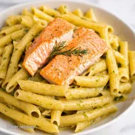 Creamy Lemon Dill Salmon Pasta Recipe Easy Weeknight Dinner