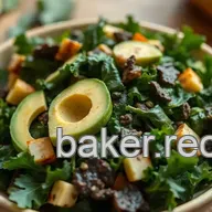 Easy & Colorful Mix Kale & Avocado Crisp Healthy Salad: My Go-To Recipe