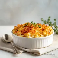 Baked Macaroni and Cheese with Golden Panko Crust