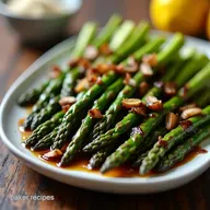 Perfect Air Fryer Asparagus with Balsamic Glaze in 18 Mins