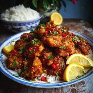 Chinese Lemon Chicken Recipe for 4 Servings