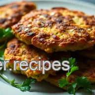 Easy Meals with Zucchini: Crispy Savory Fritters Recipe