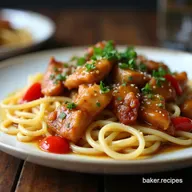 Easy Crockpot Honey Garlic Chicken with Noodles Recipe