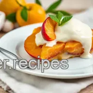 Easy Bake Peaches Delightful Creamy Dessert: A Southern Favorite!