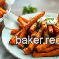 Baked Sweet Potato Fries - Healthy & Crispy