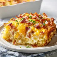 Easy Hashbrown Breakfast Casserole for 10