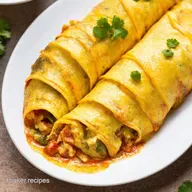 Fiesta Garden Vegetarian Enchiladas Creamy Chipotle Bliss