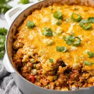 Lazy Cooks Crock Pot Mexican Casserole Fiesta in a Pot