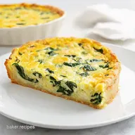 Fluffy Egg White Frittata Spinach Feta Dream