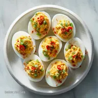 Football Deviled Eggs for 24 Servings