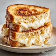 French Onion Grilled Cheese for 2 Servings