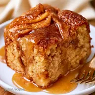Baked Fresh Apple Cake with Brown Sugar