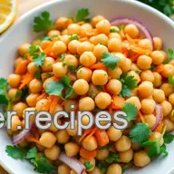 Fresh Carrot Chickpea Salad in 15 Minutes