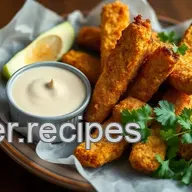 Fried Avocado Fries with Creamy Queso