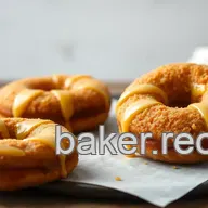 Fried Cheese Donuts with Honey Mustard Glaze