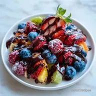 Frozen Fruit Chocolate Treat: Party-Ready