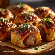 Football Snacks: Sticky Cheesy Sausage Roll Bites for Game Day