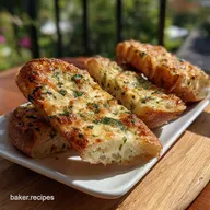 Garlic Cheese Bread Recipe: Crispy Baked with Greek Yogurt