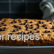 Delicious Gooey Chocolate Chip Bars with Lily's Baking Chips