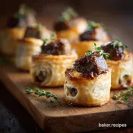 Finger Foods: Gourmet Sausage Rolls with Caramelised Onion Thyme