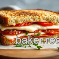 Grill Cheese Sandwich with Roasted Tomatoes