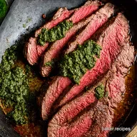 Grilled Beef Flank Steak with Chimichurri Flavor Fiesta