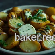 Potatoes on the Grill: Hasselback Magic with Garlic Herb Butter!