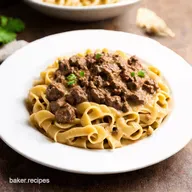Easy Beef Stroganoff with Ground Beef Ready in 45