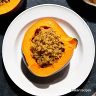 My GoTo Harvest Stuffed Butternut Squash with Quinoa